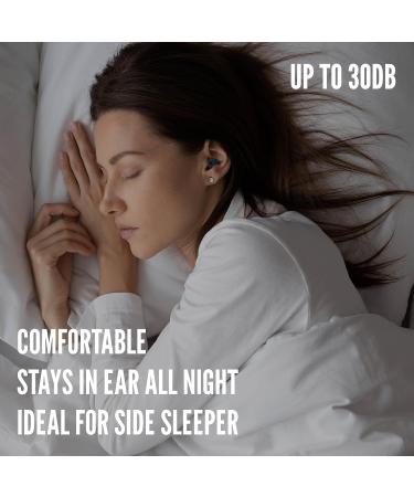 High Fidelity Ear Plugs for Sleeping & Concerts - Noise Reduction up to 30dB - Reusable Foam & Silicone Tips - Perfect for Airplanes Study & Work - 7 Sets Included - Buy Online on GoSupps.com
