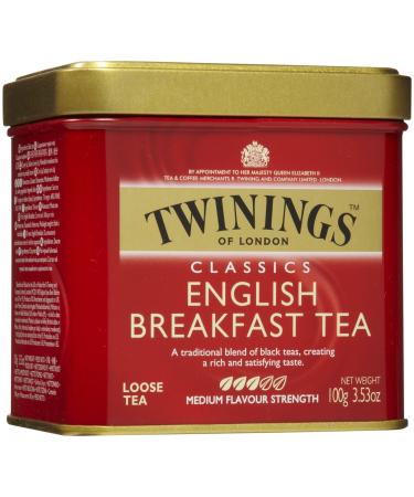 Twinings Classics English Breakfast Loose Tea 3.53 oz (100 g)