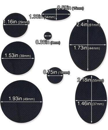 OIIKI Puffer Down Jacket Repair Patch Kit 40pcs  Black Nylon Fabric Repair Patch Self Adhesive Waterproof Stick On Patches Tape for Coat Clothing Tent Sleeping Bags Ski Pants Holes Fixing Round - Buy Online on GoSupps.com