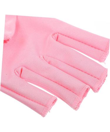 minkissy 3 Pairs Nail Gloves Nail Art Anti- Gloves Gloves for Gel Nail Protection Gloves for Manicure LED Gloves Gloves for Manicure Moisturizing Spandex Pink Apparel - Buy Online on GoSupps.com