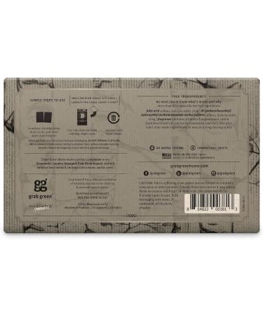 Grab Green Stoneworks Dryer Sheets - Cruelty-Free Plant-Based Birch Branch Scent Softens Fabrics Reduces Static & Wrinkles (80 Sheets - Buy Online on GoSupps.com