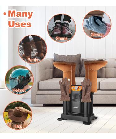 Kendal Boot Dryer for Work Boots  Shoe Dryer and Ozone Deodorizer  Portable Ski Boot Dryer with Adjustable Tubes & Timer  Ultra Silent  Quick Drying for Ski Boots  Sneakers  Gloves  Hats  Helmets Stand Up - Buy Online on GoSupps.com