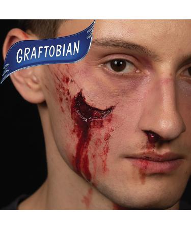 Graftobian Blood Gel 1oz Bottle - Special FX Fake Blood for Halloween - Drips & Never Dries | High-Quality Costume Makeup - Buy Online on GoSupps.com