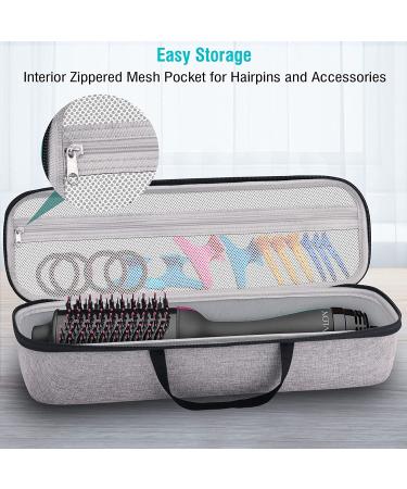 Hard Travel Case for Revlon Hair Dryer Brush - Portable & Lightweight Storage Bag for One Step Volumizer Plus 2.0 Hot Air Brush - Hot Tools Volumizer Case - Buy Online on GoSupps.com
