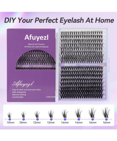 320 PCS Fluffy Lash Clusters - 3D Volume Faux Mink Eyelashes with Invisible Band | 10-16mm Wispy Eyelash Extensions for Easy Application - Buy Online on GoSupps.com