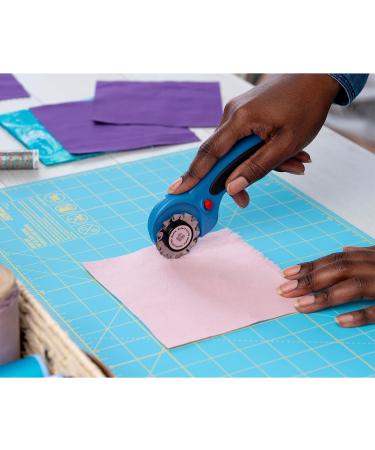OLFA 45mm Ergonomic Rotary Cutter (RTY-2DX/PBL) for Crafts, Sewing, Quilting - Pacific Blue - Buy Online on GoSupps.com