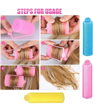 Meiso Foam Sponge Curlers - 36 Pieces 2 cm Soft Hair Rolls & DIY Hair Styling Tools for Women & Children - Buy Online on GoSupps.com