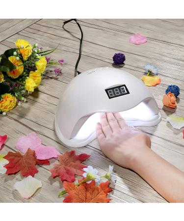 UV LED Nail Lamp with LCD Display - Professional Nail Dryer for Manicure & Nail Art (EU220V) | Fast Efficient Hardening Tool - Buy Online on GoSupps.com