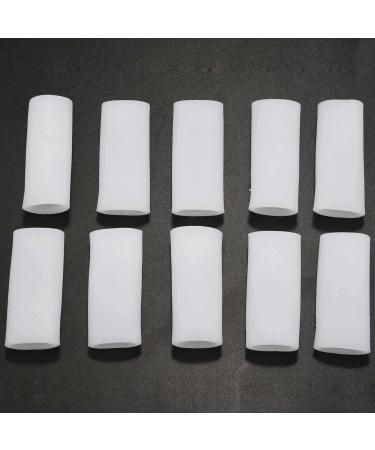 30 Pcs Silicone Gel Finger Tube Protectors & Toe Sleeves - Pain Relief Foot Care Tool - Buy Online on GoSupps.com