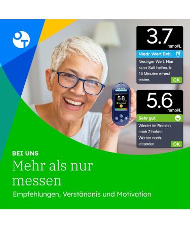 Onetouch Ultra Plus Reflect Blood Sugar Meter | Diabetes Test Kit with 10 Test Strips Stech Aid & Lancets | Accurate MMOL/L Measurement - Buy Online on GoSupps.com