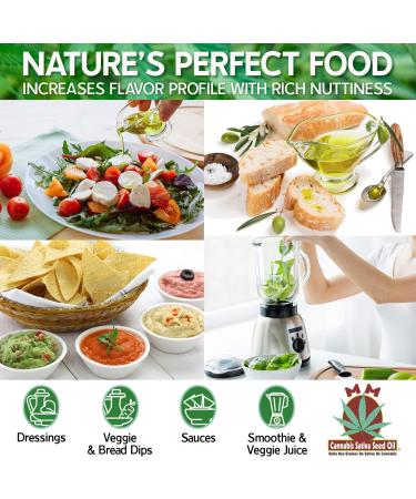 MM Hemp Oil Plus (355mL/12 Oz Bottle) Natural Hemp Seed Oil with Nutritional Yeast - Rich in Antioxidants Vitamins with Anti-Inflammatory Properties for Pain Relief - Buy Online on GoSupps.com