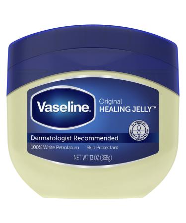 Vaseline Healing Jelly Original 144 count For Dry Cracked Skin and Eczema Relief 100% Pure Petroleum Jelly 1.75 oz