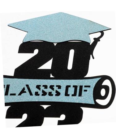 RUNROTOO 5pcs 2023 Graduation Visa Insertion Graduation Cap Topper College Graduation Decorations Graduation Decorations Class of 2023 Cupcake Toppers Graduation Gold Paper Cup Insert Card Blue 13x11.5cm - Buy Online on GoSupps.com