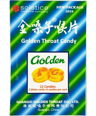 Golden Throat Candy Honeysuckle Original Flavor (8 Packs 96 Candies) - Soothing Refreshing  - Buy Online on GoSupps.com