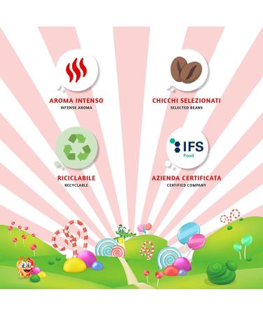  Casa del Dolce KOPIKO Mini Coffee individually wrapped coffee-flavored hard candies 800g pack perfect for any time for a delicious and energizing break - Buy Online on GoSupps.com