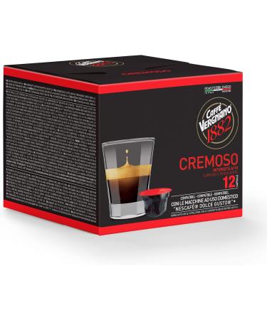  Caff Vergnano 1882 Caff Vergnano 1882 - Capsules Compatible with Nescaf Dolce Gusto Cremoso - Pack of 12 capsules - Buy Online on GoSupps.com