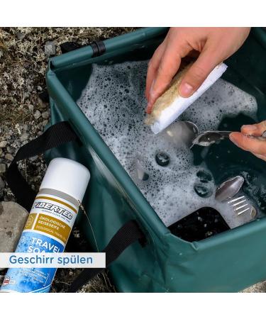 Eco-Friendly Fibertec Travel SOAP Refilling Bags | Biodegradable 500ml Universal Soap for Personal Hygiene & Dishwashing - Buy Online on GoSupps.com