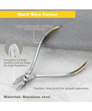 Premium Hard Wire Cutter for Orthodontics | Stainless Steel Dental Plier with Tungsten Carbide Tips - Ideal for Dentists - Buy Online on GoSupps.com