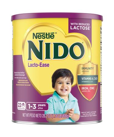 Nestle NIDO Lacto-Ease Toddler Powdered Milk Beverage - 28.2 Oz Canister - Toddler Drink Mix