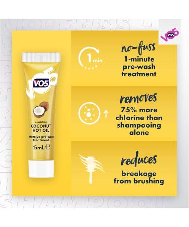 Vo5 Nourishing Coconut Hot Oil Treatment - 4 Pack (15ml Each) for Damaged Hair | Restore Shine & Strength - International Shipping Available - Buy Online on GoSupps.com