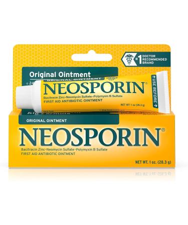 Neosporin 512373700 Antibiotic Ointment 1oz Tube - Fast Healing Relief - Buy Online on GoSupps.com