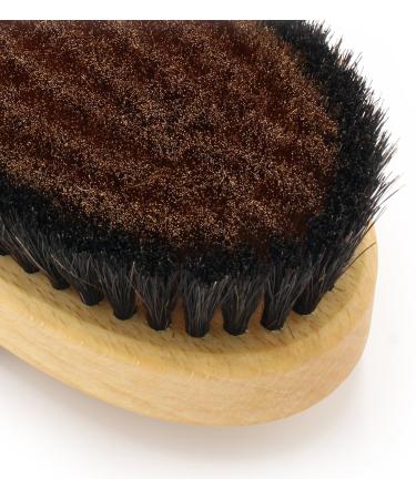 BiB Body Ionic Massage Brush - Premium Oiled Beech Wood Horsehair & Bronze Wire - International Shipping - Buy Online on GoSupps.com