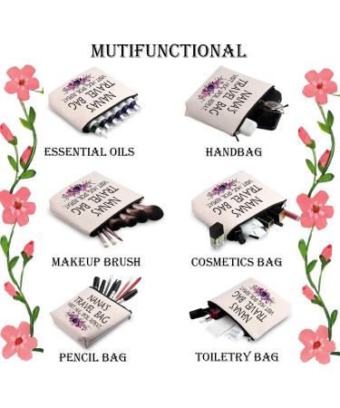 Nana Gift for Grandma | Birthday & Mother's Day Cosmetic Bag | Travel Toiletry Organizer - Buy Online on GoSupps.com