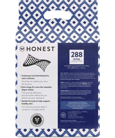 Buy The Honest Company Blue Ikat Plant-Based Wipes - 72 Count | Eco-Friendly & Gentle - Buy Online on GoSupps.com