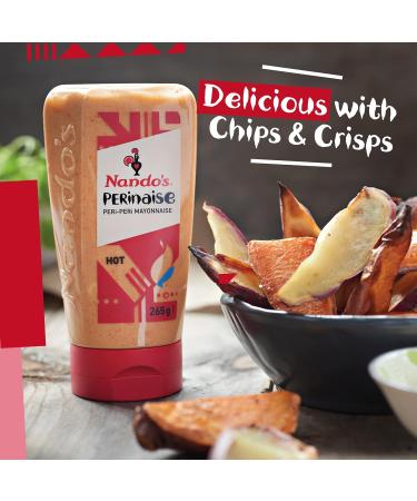 Nando's Hot Perinaise Peri-Peri Mayonnaise 465g - Buy Online on GoSupps.com