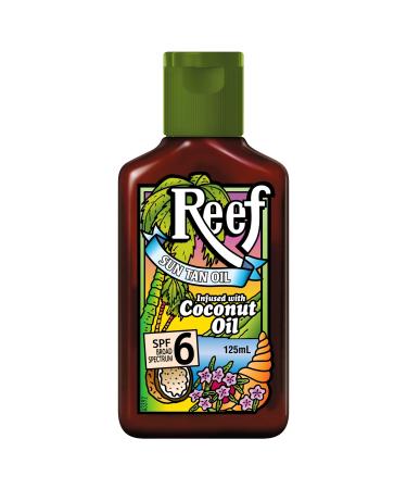 Reef Dark Sun Tan Oil Coconut 125ml (SPF6)