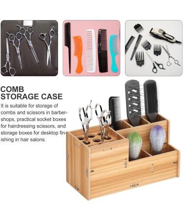 minkissy Hairdressing Scissor Stand Salon Organizers Storage Hair Stylist Shears Rack Hair Brush Holder Barber Scissor Holder - Buy Online on GoSupps.com