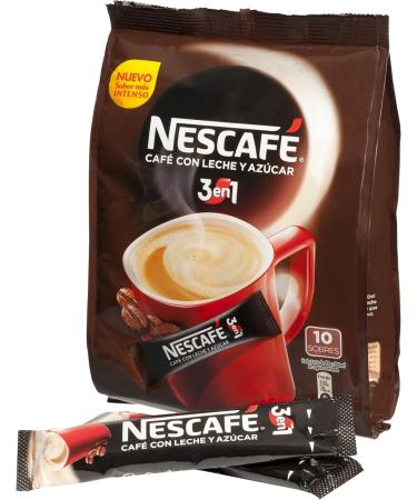  Nescafe NESCAF 3 in 1 coffee bag 9 packs of 10 x 18g total 1.6kg - Buy Online on GoSupps.com