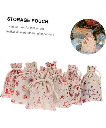 Anneome 1 Set Christmas Bag Calendars Christmas Sto The Xmas Hanging Bag Container Elk - Buy Online on GoSupps.com