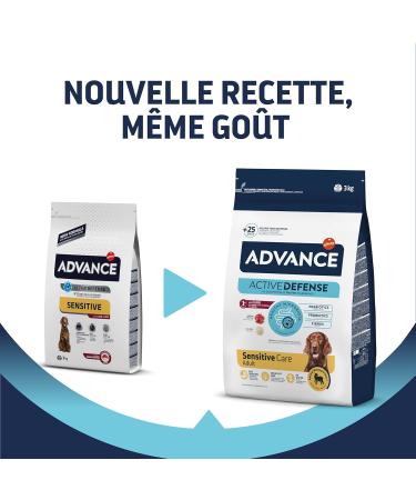 Advance Medium Maxi Sensitive Lamb - Dry Food for Medium and Large Breed Dogs with Digestive Sensitivities with Lamb - 3kg - Buy Online on GoSupps.com