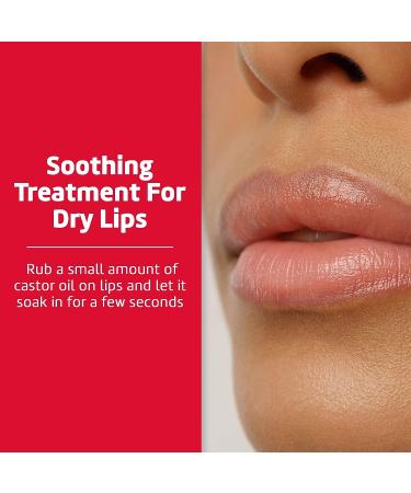 De La Cruz 100% Pure Castor Oil - Nourishing Skin, Hair, Eyelashes & Eyebrows - Natural Laxative - 2 FL Oz - Buy Online on GoSupps.com