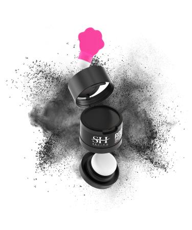 SEVICH Poudre de racines 2.0 - Poudre de racine capillaire imperm able pour femmes et hommes racines paississantes pour cheveux fins maquillage longue dur e 48 heures 4 g noir Noir 2.0