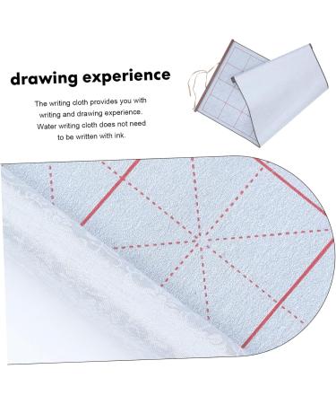 Anneome Water Convenient Painting Tool Drawing Writing Chinese Reusable Household Mat Cloth for Practice Silver 75.00X38.00X0.10CM - Buy Online on GoSupps.com