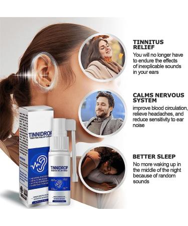 Luhaka Tinnidrop Tinnitus Relief Spray 60ml - Soothing Ear Spray for Ringing Ears & Ear Wax Care (2PCs) - Buy Online on GoSupps.com