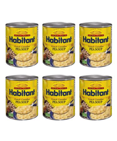 Habitant French Canadian Pea Soup 796ml/28 fl. oz. 6-Pack Imported from Canada