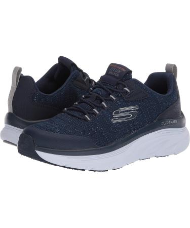 Skechers Men's D'lux Walker Pensive Oxford 10.5 X-Wide Navy - Quality Comfort for Every Step - Buy Online on GoSupps.com