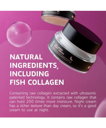 Buy Haryeong Collagen Night Cream - Best Anti-Aging Skincare for All Skin Types | International Shipping Available - Buy Online on GoSupps.com