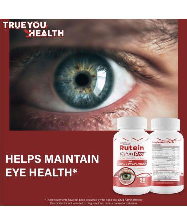 Rutein Vision Pro - Our Best Vision Pills For Eyes - Vitamin A Vision Capsules - Vision Improvement Pills - Rutein Supplement For Eyes - Rutein Eyebright Eye Red Root Hack For Retina Clear Ocular Clog - Buy Online on GoSupps.com