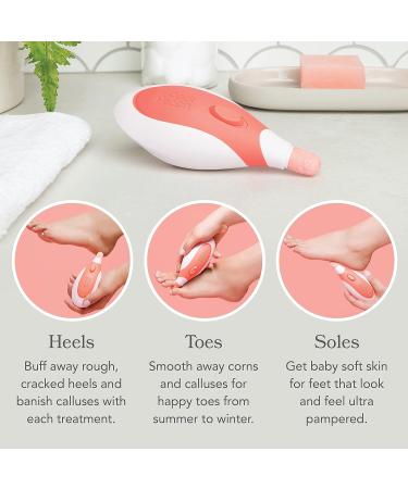 Pedi Peach Professional Electric Foot Scraper - Callus & Corn Remover for Dead Skin - Portable Pedicure Kit - Buy Online on GoSupps.com