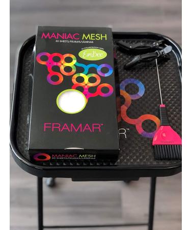 Framar Maniac Mesh Sheets - 50 Pack, Reusable Mesh Strips for Hair Dye, Color, Bleach - Buy Online on GoSupps.com
