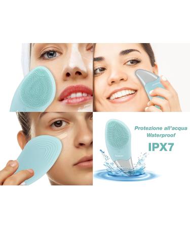 BEPER P302VIS002 Facial Cleansing Brush USB - Electric Silicone Brush for All Skin Types - Buy Online on GoSupps.com