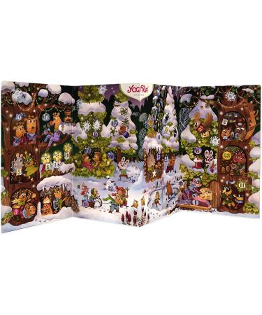 Yogi Tea Advent Calendar to unfold 2024 organic herbal tea 24 tea variants with 24 wisdoms 24 tea bags ideal for - Buy Online on GoSupps.com