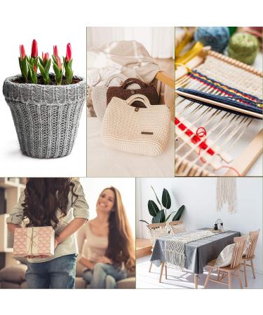 POZEAN Navy Blue Macrame Cord 3mm x 220 Yards - 100% Natural Cotton Rope for DIY Crafts, Wall Hanging, Plant Hangers - Christmas Wedding Decor Projects - Buy Online on GoSupps.com