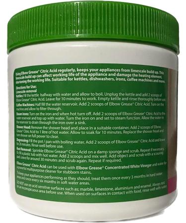 Elbow Grease Citric Acid 250g - Buy Online on GoSupps.com