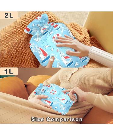 Shop Naanle Lighthouse Seagull Anchor Hot Water Bottle - 1L Transparent Design for Pain Relief & Warm Therapy | International Shipping Available - Buy Online on GoSupps.com