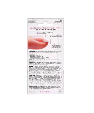 Kiss Salon Acrylic French Nails KSA09 - 28 Count (Pack of 1) - Buy Online on GoSupps.com